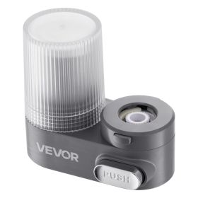 VEVOR Faucet Mount Water Filter, Vertical Water Purifier for Sink Tap, Carbon Fiber Filter, Removes Chlorine Lead with 3 Filters