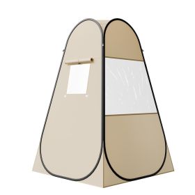 VEVOR Pop up Sports Tent, 47x47 in Clear Bubble Tent for 1 Person, Waterproof Outdoor Pod with Floor Mat & Top Cover