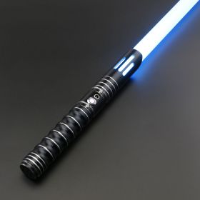 TXQSABER Lightsaber RGB/SN-Pixel Stars kids Laser Combat Heavy Dueling Jedi Saber Sword Blaster Luminous Toy Laser Cosplay (Version: Premium Baselit, Color: TSK-E09-Black)